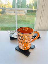 Load image into Gallery viewer, Puzzle Pieces Black Clay Coaster Set