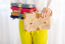 Load image into Gallery viewer, Luxe Macramé Cord Clutch