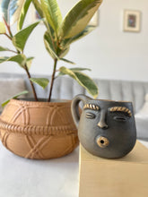 Load image into Gallery viewer, Whistling Face Clay Mug