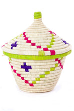 Load image into Gallery viewer, Rwenzori Big Kindness Basket with Pointed Lid