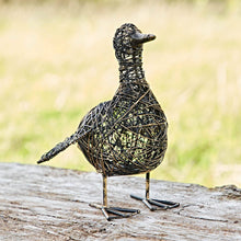 Load image into Gallery viewer, Kriti the Small Flapping Duck Wire Garden Ornament