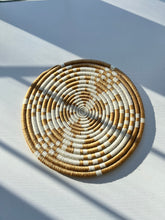 Load image into Gallery viewer, Kaleidoscope Tea Hand Woven Trivet