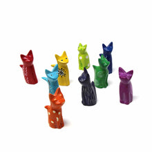 Load image into Gallery viewer, Mini Soapstone Sitting Cats Five Pack - Generous Intentions-Soapstone
