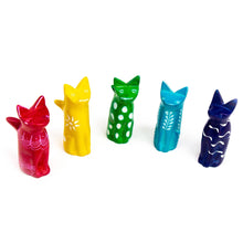 Load image into Gallery viewer, Mini Soapstone Sitting Cats Five Pack - Generous Intentions-Soapstone