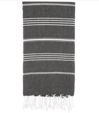 Load image into Gallery viewer, Accessories - Pure Series: Sustainable Turkish Towel - Black