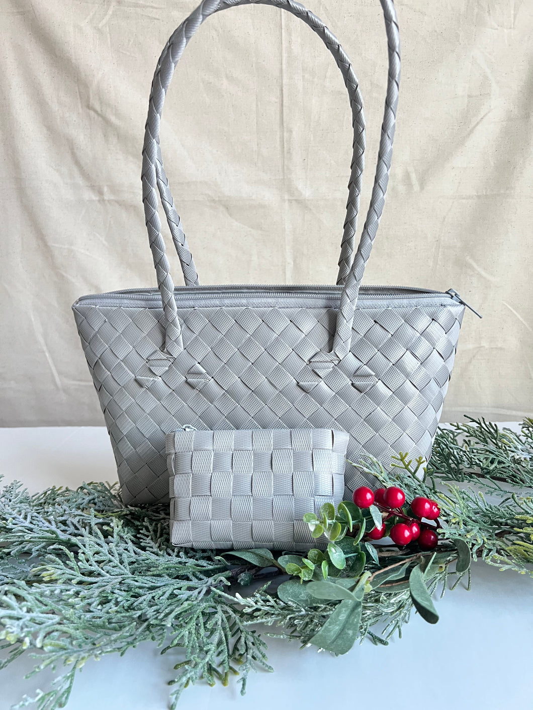 Bags - SORA Upcycled Shipping Strap Tote