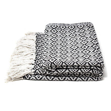 Load image into Gallery viewer, Blankets - Diamond Recycled Cotton Throw
