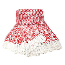Load image into Gallery viewer, Blankets - Diamond Recycled Cotton Throw