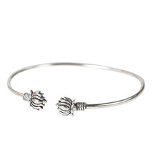 Load image into Gallery viewer, Bracelets - Lotus Cuff Bracelet