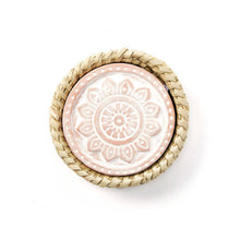 Load image into Gallery viewer, Coasters - Mandala Warming Coaster With Kaisa Grass Basket