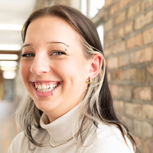Load image into Gallery viewer, Hammered Huggie Brass Hoops