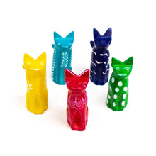 Load image into Gallery viewer, Mini Soapstone Sitting Cats Five Pack - Generous Intentions-Soapstone
