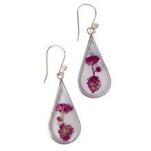 Load image into Gallery viewer, Earrings - Purple Rain Flower Earrings