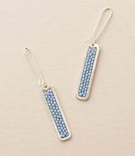 Load image into Gallery viewer, Earrings - Rajiyah Turquoise Beaded Bar Earrings