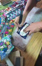 Load image into Gallery viewer, Upcycled Huipil Luggage Tag