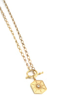 Load image into Gallery viewer, Guiding Light Brass Necklace