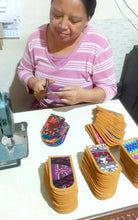 Load image into Gallery viewer, Upcycled Huipil Luggage Tag