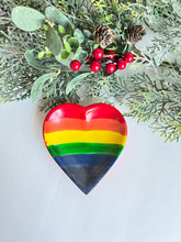 Load image into Gallery viewer, Jewelry Dishes - Rainbow Soapstone Heart Trinket Bowl
