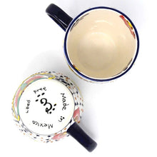 Load image into Gallery viewer, Mugs - Hand Painted Mug - Dots & Flowers