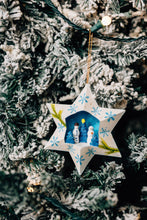 Load image into Gallery viewer, Ornaments - Snowman Trio Star Ornament