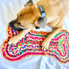 Load image into Gallery viewer, Pet Accessories - Chindi Dog Bone Mat