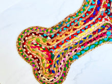 Load image into Gallery viewer, Pet Accessories - Chindi Dog Bone Mat