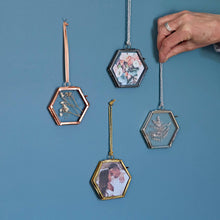 Load image into Gallery viewer, Picture Frames - Alia Mini Hexagon Hanging Picture Frame