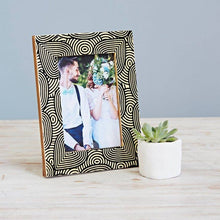 Load image into Gallery viewer, Picture Frames - Black Leaf Mango Wood Photo Frame