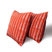 Load image into Gallery viewer, Pillowcases - Orange Dot Stripe Pillow Cover