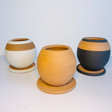 Load image into Gallery viewer, Planter - Round Planter With Drainage Plate