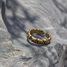 Load image into Gallery viewer, Rings - Elephant Brass Embossed Ring