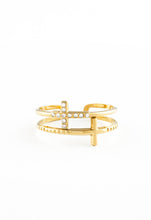 Load image into Gallery viewer, Rings - Golden Cross Serenity Ring