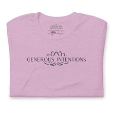 Load image into Gallery viewer, Shirts & Tops - Generous Intentions Unisex T-Shirt
