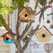 Load image into Gallery viewer, Birdhouse - Birdie Log Birdhouse