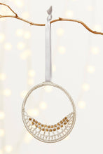 Load image into Gallery viewer, Holiday - Silver Moon Ornament