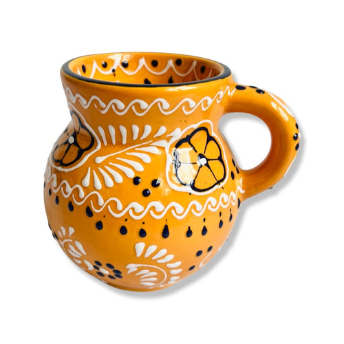 Tableware - Beaker Hand Painted Mug - Mango Yellow