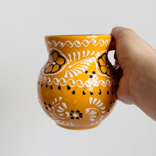 Load image into Gallery viewer, Tableware - Beaker Hand Painted Mug - Mango Yellow