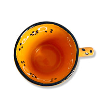 Load image into Gallery viewer, Tableware - Flared Hand Painted Mug - Mango Yellow