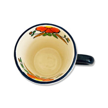 Load image into Gallery viewer, Tableware - Flared Hand Painted Mug - Orange Flowers