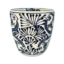 Load image into Gallery viewer, Tableware - Hand Painted Mug - Blue Paisley