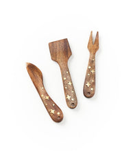 Load image into Gallery viewer, Tableware - Nakshatra Cheese Knife Set (3 Pc)