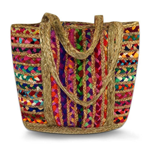 Chindi Rainbow Tote - Generous Intentions-Totes