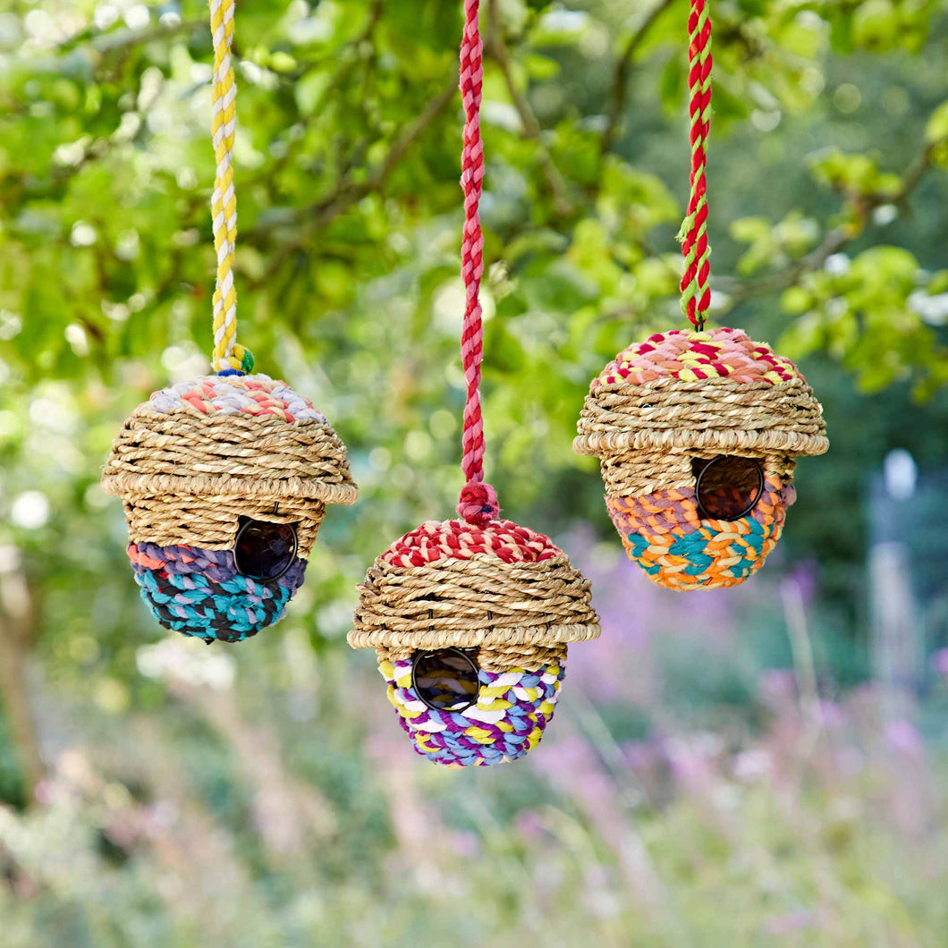 Acorn Recycled Cotton Birdhouse