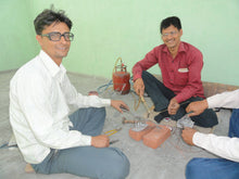 Load image into Gallery viewer, Silver Wire Snowman
