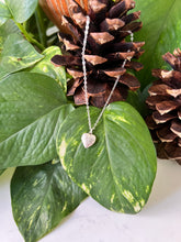 Load image into Gallery viewer, Vintage Tiny Silver Heart Locket Necklace

