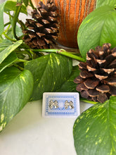 Load image into Gallery viewer, Vintage Silver Stud Earrings
