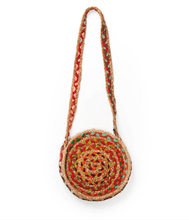 Load image into Gallery viewer, Bags - Chindi Round Rainbow Crossbody
