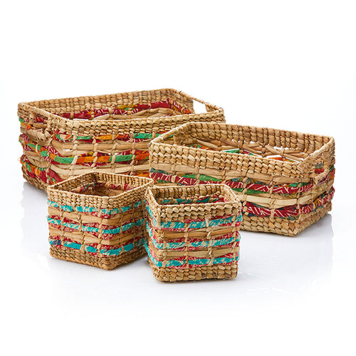 Baskets - Katra Sari Storage Baskets