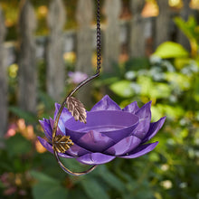 Load image into Gallery viewer, Bird Feeders - Purple Lotus Bird Feeder

