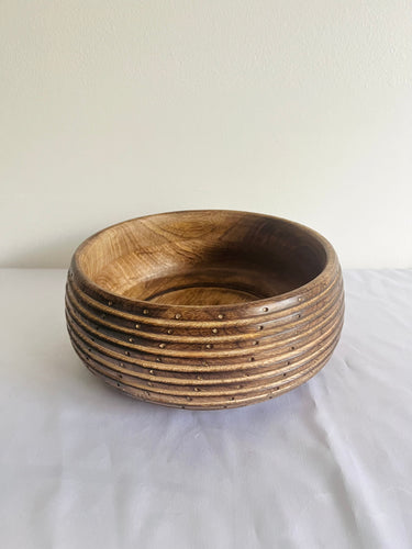 Bowls - Handmade Natural Carved Mango Wood Bowl
